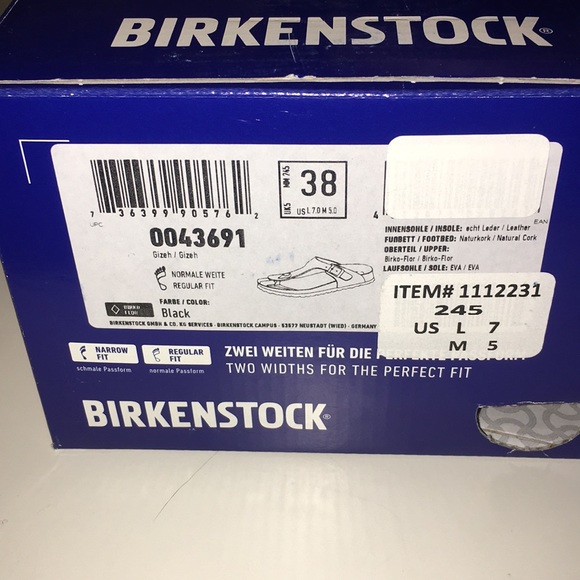NWT. Black Birkenstock’s. - Picture 4 of 4